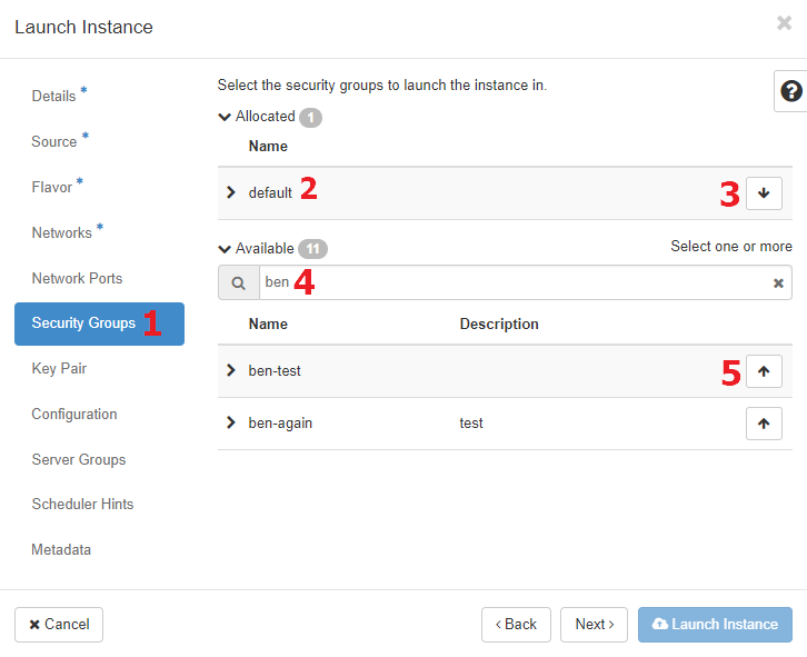 Security Group Add Initial diagram