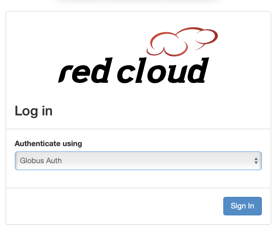 Red Cloud Sign In